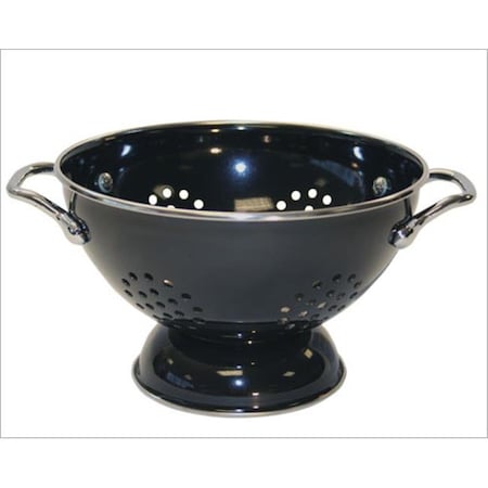 Reston Lloyd Reston Lloyd 08100  1.5 qt Powder Coated Colander  Black 8100